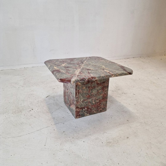 Image 1 of Vintage Marmor Couchtisch, Italien 1980