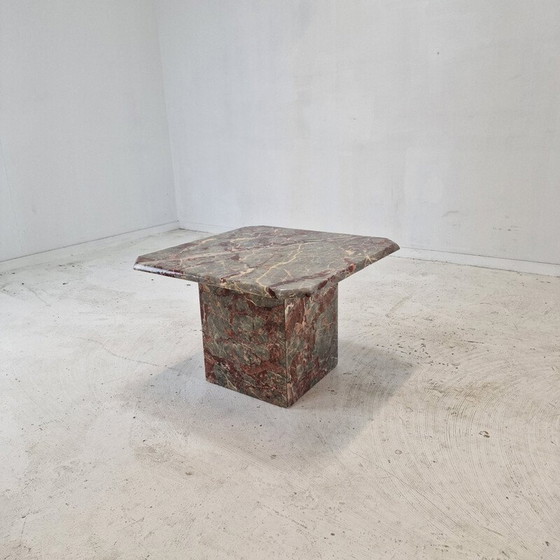 Image 1 of Vintage Marmor Couchtisch, Italien 1980