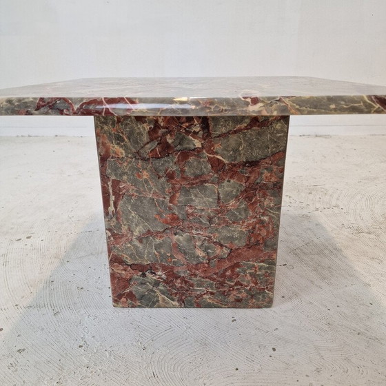 Image 1 of Vintage Marmor Couchtisch, Italien 1980