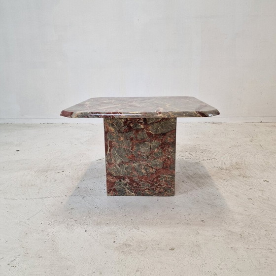Image 1 of Vintage Marmor Couchtisch, Italien 1980