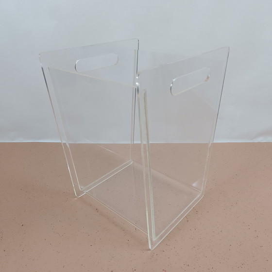 Image 1 of Mülleimer - Plexiglas - 1980er Jahre