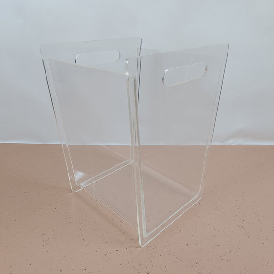 Image 1 of Mülleimer - Plexiglas - 1980er Jahre