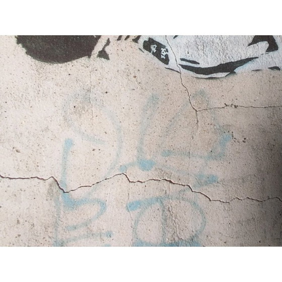 Image 1 of Vintage-Lithographie "Kuss Polizisten Detail" von Bansky für Salerno und Hijos, 2010er Jahre