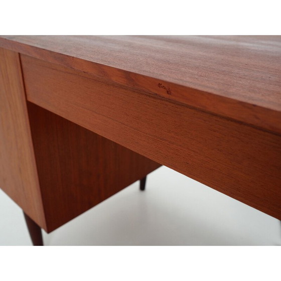 Image 1 of Vintage Teakholz Schreibtisch, Dänemark 1970er