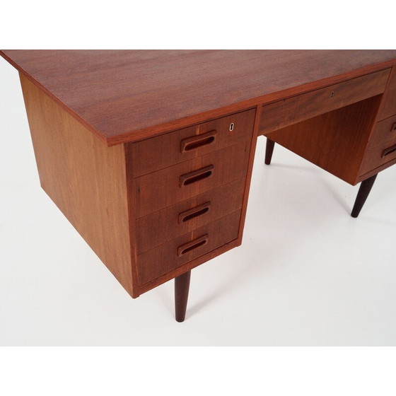 Image 1 of Vintage Teakholz Schreibtisch, Dänemark 1970er
