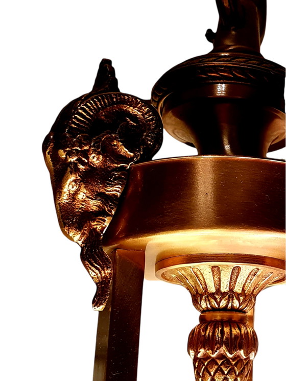 Image 1 of Mariner Royal Heritage 18694 Bronze-Alabaster-Pendelleuchte