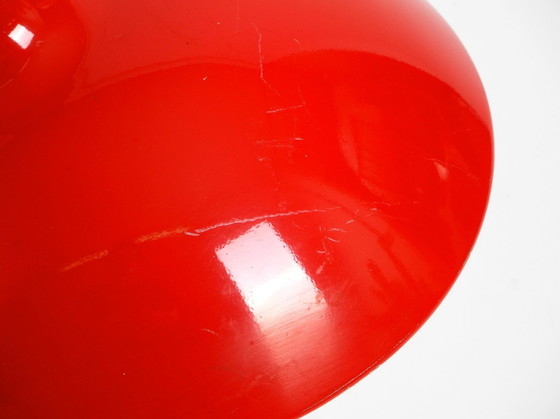 Image 1 of Original Classic Red Kaiser Idell Metall Tischlampe Modell 6786 aus den 1960er Jahren
