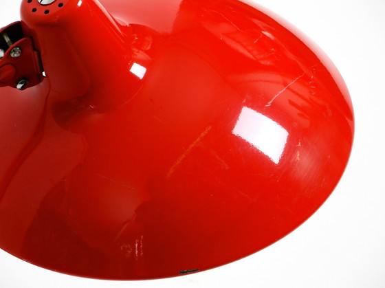 Image 1 of Original Classic Red Kaiser Idell Metall Tischlampe Modell 6786 aus den 1960er Jahren