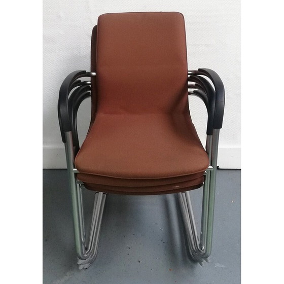 Image 1 of Vintage 8500 Kusch Co Bürostuhl in braunem Stoff