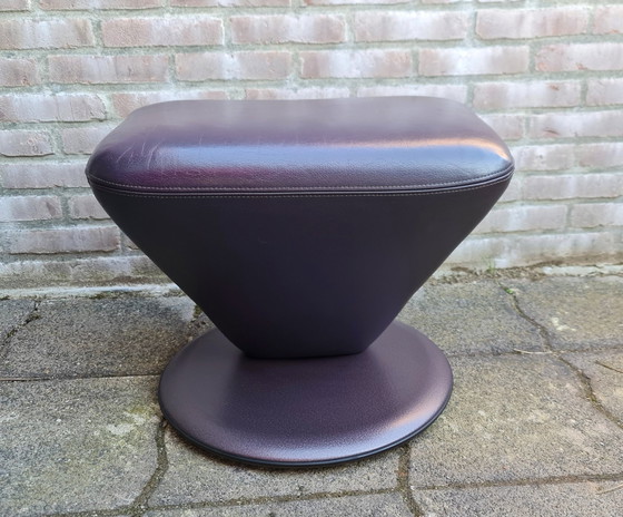 Image 1 of Leolux Seat Fußhocker Hocker Fußhocker Vintage lila wie neu