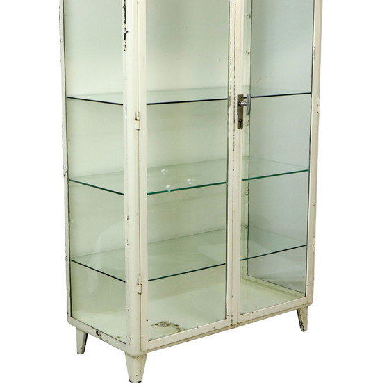 Image 1 of Alter Apothekerschrank aus Metall