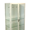 Alter Apothekerschrank aus Metall