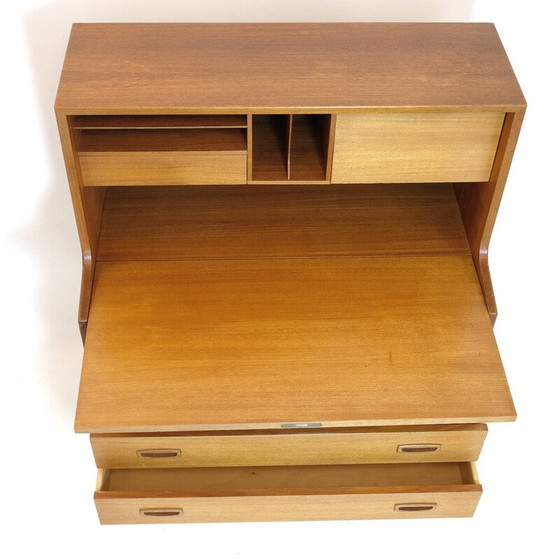 Image 1 of Vintage Teakholz Schreibtisch von Arne Wahl Iversen für Vinde Mobelfabrik, 1965