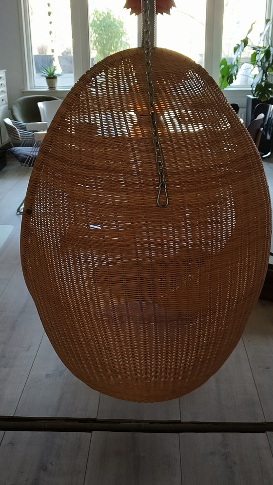 Image 1 of Nanna Ditzel Pierantonio Bonacina Rattan-Eiersessel
