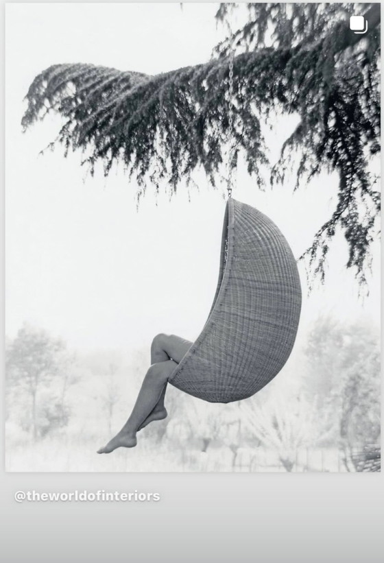 Image 1 of Nanna Ditzel Pierantonio Bonacina Rattan-Eiersessel