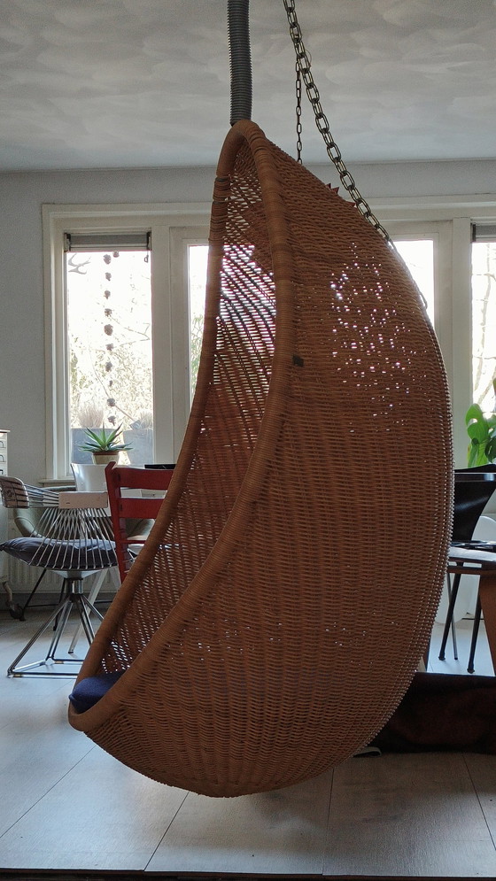 Image 1 of Nanna Ditzel Pierantonio Bonacina Rattan-Eiersessel