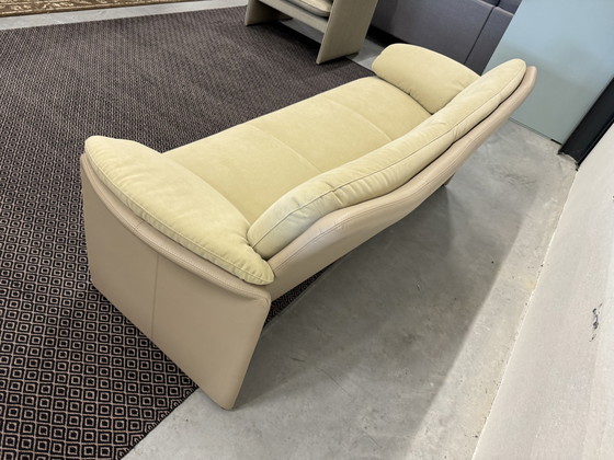 Image 1 of Leolux Catalpa 3-Sitzer Sofa Leder Stoff