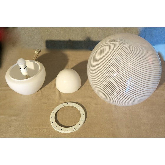 Image 1 of Tischlampe aus Muranoglas, 1970
