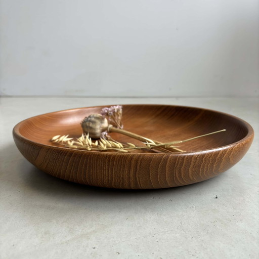 Vintage-Schale aus Teakholz