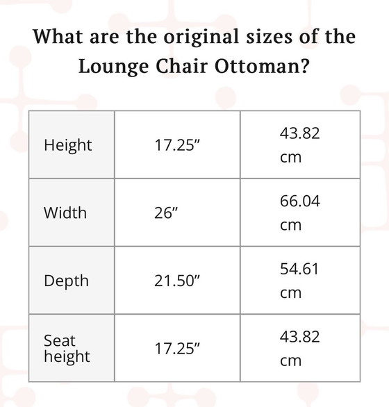 Image 1 of Eames EA671 Herman Miller Ottomane