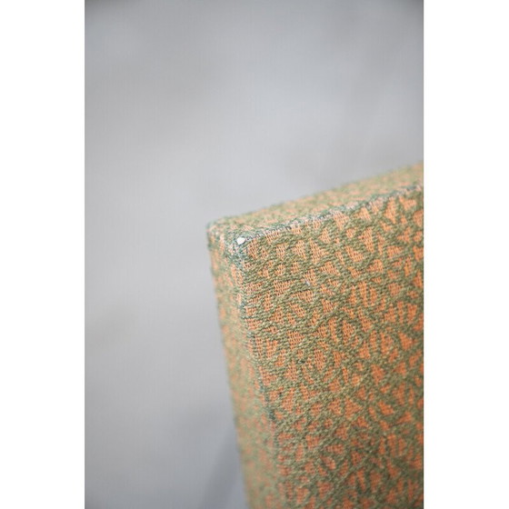 Image 1 of Paar Vintage-Sessel aus Eichenholz und Stoff, Tschechoslowakei 1970