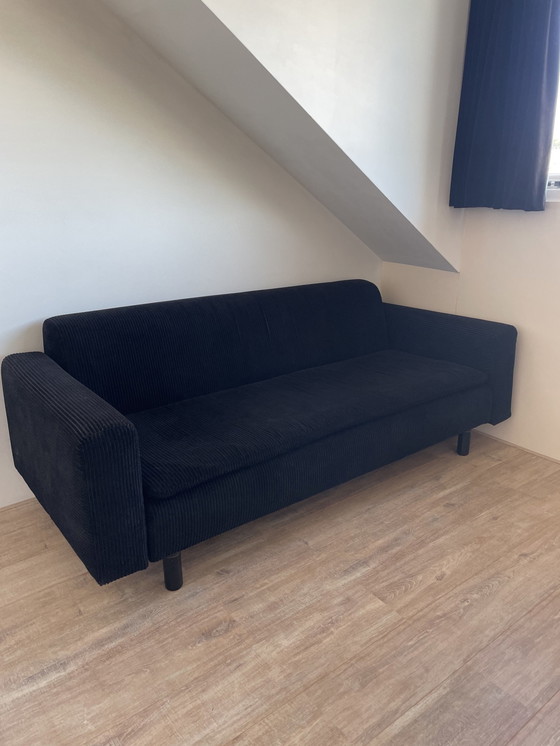 Image 1 of Gelderland Schwarz 3-Sitzer Sofa