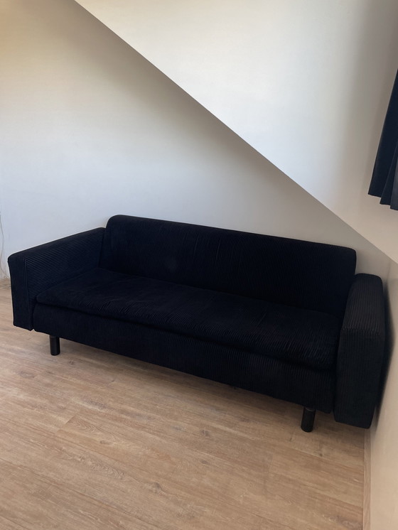 Image 1 of Gelderland Schwarz 3-Sitzer Sofa