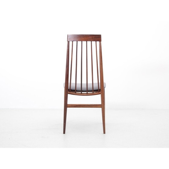 Image 1 of Satz von 6 Stühlen aus Palisanderholz von Ernst Martin Dettinger