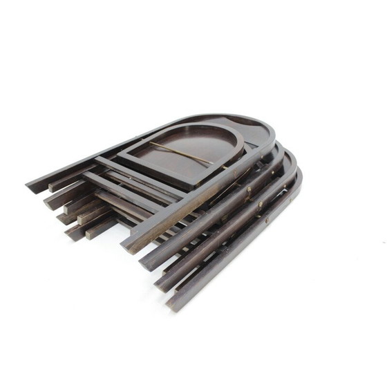 Image 1 of Vintage Satz von 4 Klappstühlen "B751" Bauhaus von Thonet - 1930er Jahre