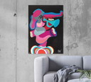 Karel Appel Zirkus-Elefanten-Leinwand