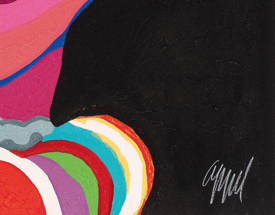 Image 1 of Karel Appel Zirkus-Elefanten-Leinwand