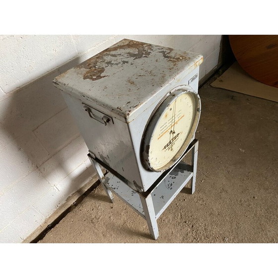 Image 1 of Vintage Testut Metall-Industriewaage, 1950