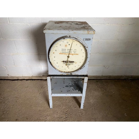 Image 1 of Vintage Testut Metall-Industriewaage, 1950
