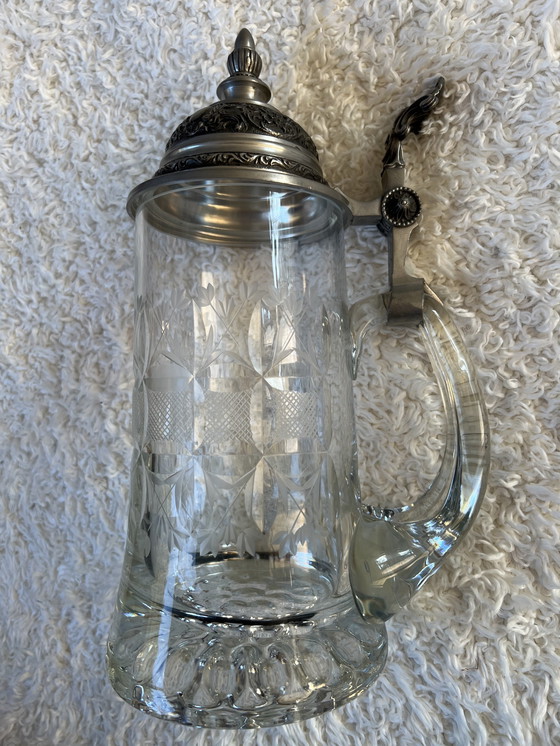 Image 1 of Einzigartiges Sammlerstück Kristall-Bierkrug