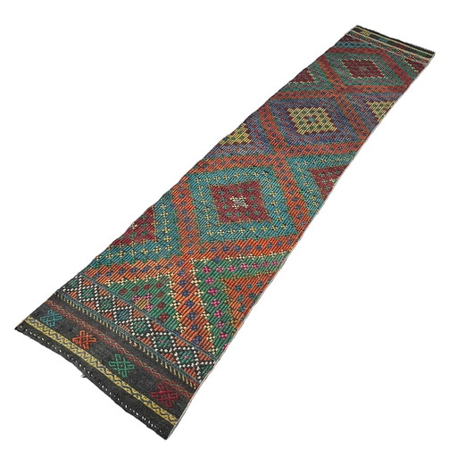 Vintage anatolischer türkischer Kelim