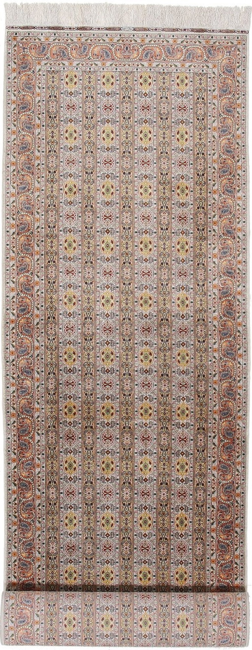 Seiden Hereke Teppich Läufer mit 10/10 Qualität - Luxus pur ~1 Mio. Knötchen/m²