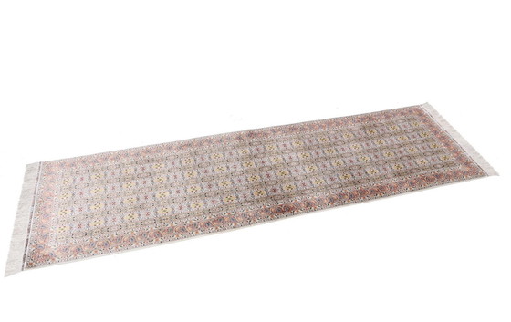 Image 1 of Seiden Hereke Teppich Läufer mit 10/10 Qualität - Luxus pur ~1 Mio. Knötchen/m²