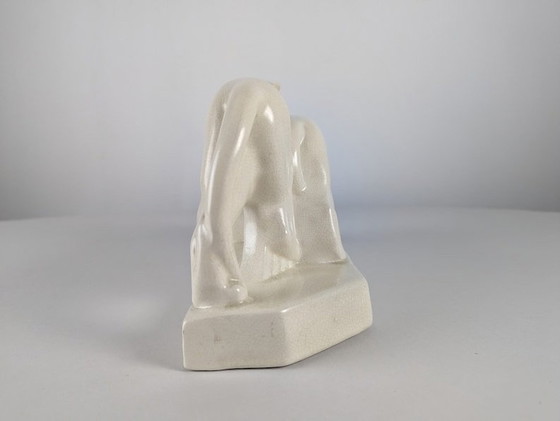 Image 1 of Art Deco Tierskulptur von Löwen, 1920er Jahre