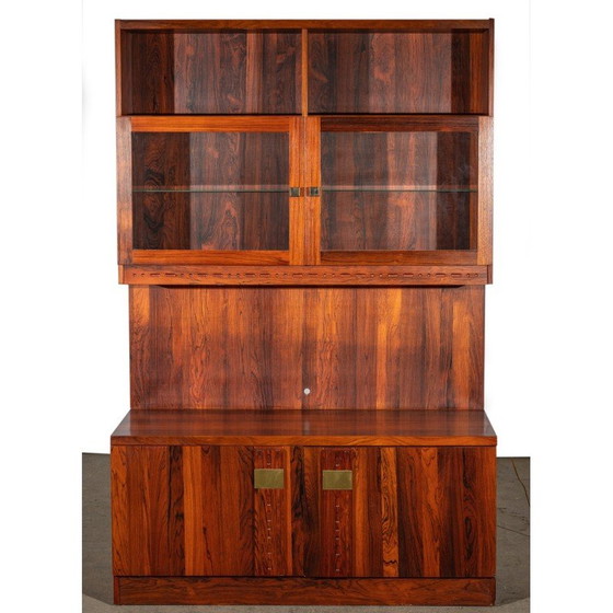 Image 1 of Schwedisches Vintage-Modul in Palisanderholz von Troeds, 1970er Jahre