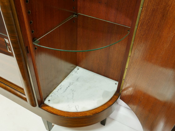 Image 1 of Vintage Sideboard mit Vitrine, 50er Jahre, Germany