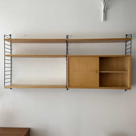 Image 1 of Vintage Nisse String Wall System mit Schiebetürschrank