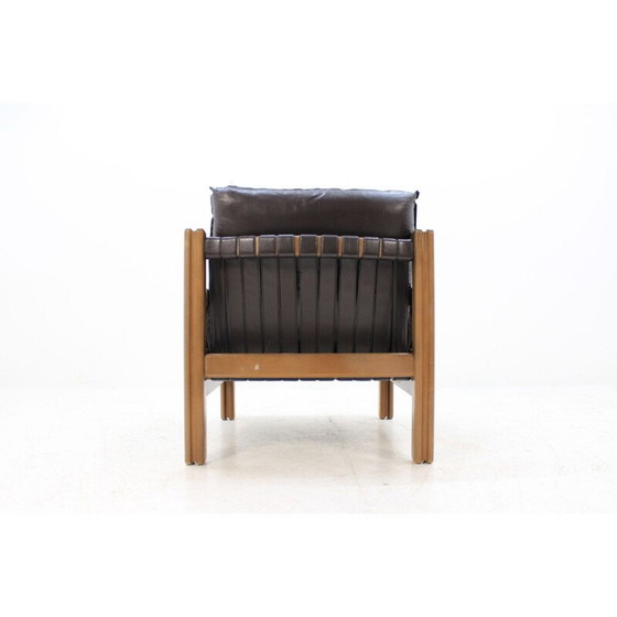 Image 1 of Skandinavischer Vintage-Sessel aus Leder