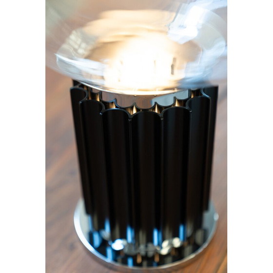 Image 1 of Vintage Taccia Lampe aus Glas und Metall von Achille und Pier Giacomo Castiglioni für Flos, Italien 1962