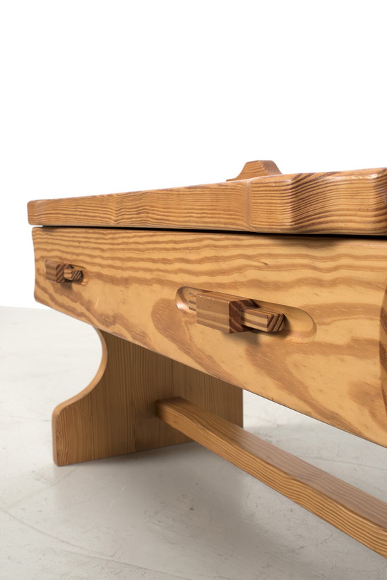 Image 1 of 3 x brutalistische Kiefernschränke