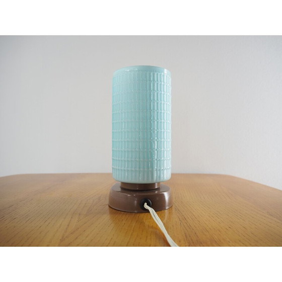 Image 1 of Tischlampe aus Glas und Kunststoff, Polen, 1970er Jahre, Mitte des Jahrhunderts