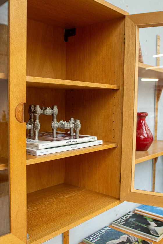 Image 1 of Hg Furniture Regalsystem Wandregal Eiche Vintage