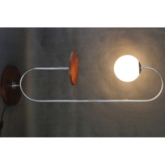 Image 1 of Vintage Bauhaus Stehleuchte, Tschechoslowakei 1930