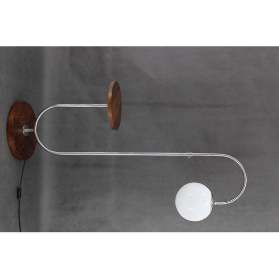 Image 1 of Vintage Bauhaus Stehleuchte, Tschechoslowakei 1930