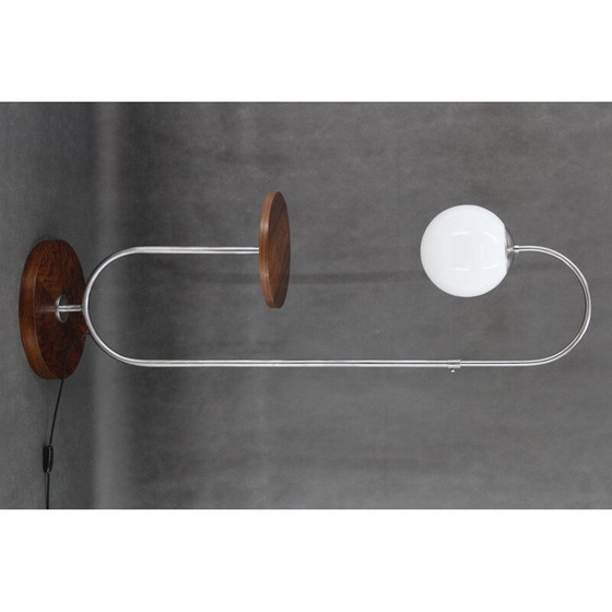 Image 1 of Vintage Bauhaus Stehleuchte, Tschechoslowakei 1930