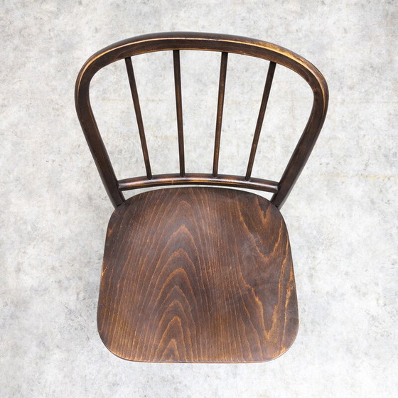 Image 1 of Satz von 4 alten Thonet A 811/4 Esszimmerstühlen von Josef Hoffmann, 1930er Jahre